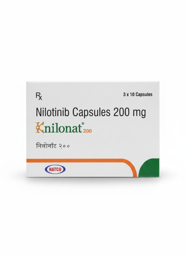Nilotinib 200 mg Capsules for Cancer Treatment – Knilonat 200