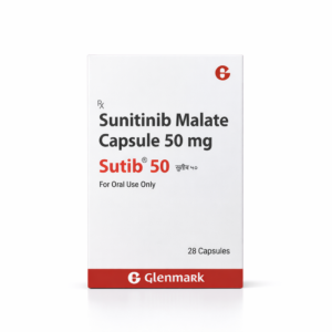 Sutib 50 Capsule (Sunitinib Malate 50 mg) – 28 Capsules