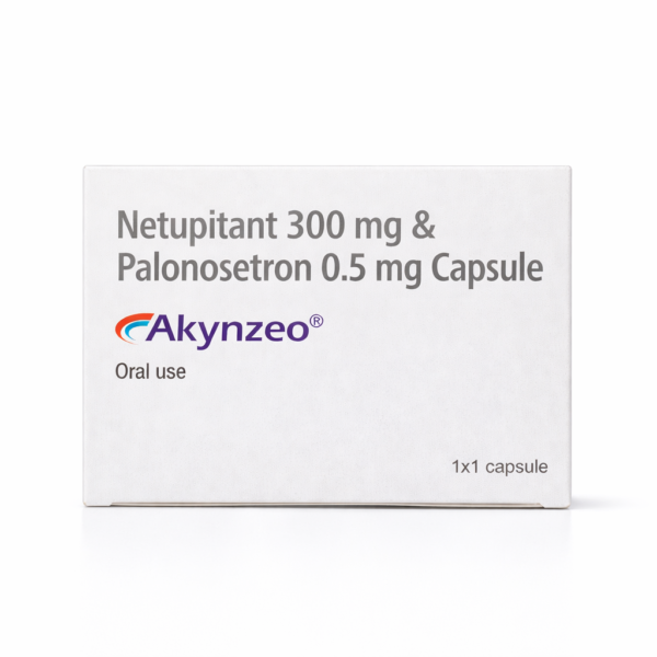 Akynzeo Capsule (Netupitant 300 mg + Palonosetron 0.5 mg) – Oral Anti-emetic