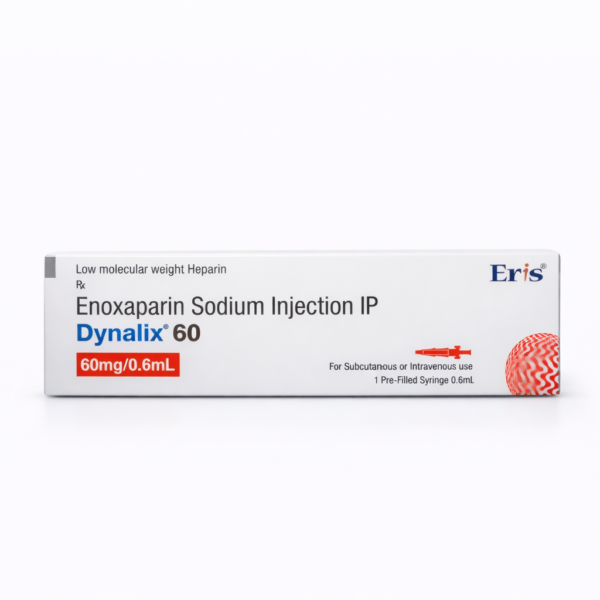 Dynalix 60 (Enoxaparin Sodium Injection IP 60mg/0.6mL) Pre-Filled Syringe – Eris