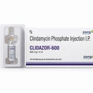 Clindamycin Phosphate Injection I.P. 600 mg / 4 ml – CLIDAZOR-600