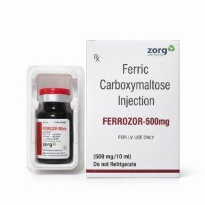 Ferric Carboxymaltose Injection 500 mg / 10 ml – FERROZOR-500