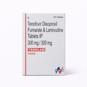 TENOLAM Tablets (Tenofovir Disoproxil Fumarate & Lamivudine) 300 mg/300 mg – Antiretroviral Therapy