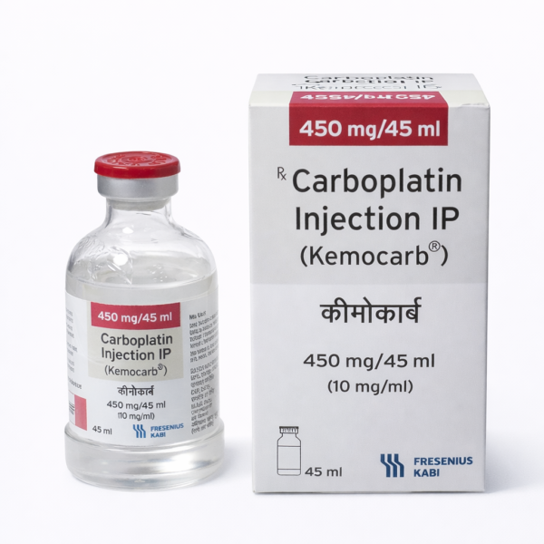 Carboplatin Injection IP 450 mg/45 ml – KEMOCARB