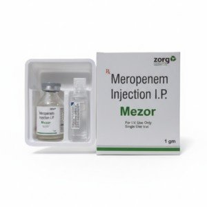 Mezor (Meropenem Injection I.P.) 1 gm – Broad Spectrum Carbapenem Antibiotic